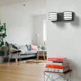 thumbnail image 6 of LIGHTINN 2-Light Bathroom Vanity Light Modern Acrylic Black LED Bathroom Light 12.6inch Wall Light LED 6000K White Bathroom Lighting, 6 of 7