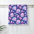 thumbnail image 5 of KLL colorful Skull mushroom rainbow Ultra Absorbent & Soft Hand Towels for Bath, Hand, Face, Gym and Spa-27.5x16in, 5 of 7