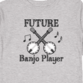 thumbnail image 4 of Inktastic Future Banjo Player Boys or Girls Long Sleeve Toddler T-Shirt, 4 of 5