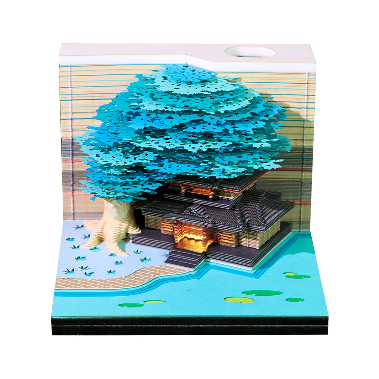 Twenty twenty six Decorative Weekly Calendar Three-dimensional Blossom Plan Note Pad Constructed In Light Special Durability Light second Telecommute