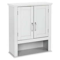 VINGLI, White, Medium Density Fiberboard, Wall Mount Cabinet, 21.00 x 8.50 x 25.20 Inches