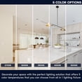 thumbnail image 2 of LUXRITE 2 In. LED Recessed Lighting, Round White & Square Bronze Interchangeable Trim, 5CCT, 1000LM, 15W, CRI80 Dimmable, 2 of 7