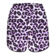 thumbnail image 5 of Babysbule Women's Pants Womens Comfy Summer Leopard Shorts Drawstring Elastic Waist Pockets Sport Pant, 5 of 6