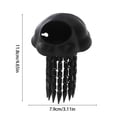 thumbnail image 3 of Jellyfish Shape Aquarium Cave Hideout with Feeder, 1Pc Betta Fish Shelter Ornament with 3Pcs Suction Cups, Fish Tank Accessories, Floating Fish Tank Decorations for Shrimp Small Fish Fry, 3 of 4