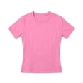 thumbnail image 5 of Women's Workout Tops Dry Fit T Shirts Athletic Short Sleeve Gym Shirts for Women,Running Yoga Active Tees Pink S, 5 of 5