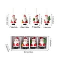 thumbnail image 3 of karymi 4Pcs Resin Christmas Ornament Set 1.97 Inch Multicolor Holiday Tree Pendants for Festive Home Decor Gift Ideas Super Savings Week Super Savings Week Weekly flyer, 3 of 6