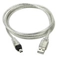 thumbnail image 1 of USB AM to 4P 1394 points IEEE1394 FireWire cable USB to 4P DV camera cable, 1 of 5