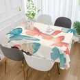 thumbnail image 2 of Yayeee Tablecloths 60" x 60" Rectangle Wrinkle Resistant Party Table Cover, Watercolor Butterflies, 2 of 8