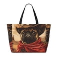 thumbnail image 2 of Balery Western French Bulldog Cowboy Beach Travel Bag - Water-Resistant, Large Capacity Lightweight Tote with 7 Pockets for Women and Men - Perfect for Beach, Pool, Gym, and Travel, 2 of 7