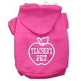 thumbnail image 1 of Mirage Pet  Teachers Pet Screen Print Pet Hoodies, Bright Pink - Extra Large, 1 of 1