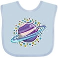 thumbnail image 3 of Inktastic Planet Saturn with Stars Boys or Girls Baby Bib, 3 of 4