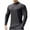 Long Sleeve Shirts Black Clearance, variant on Compression Shirt Men Textured Ribbed Knit Workout Tops Long Sleeve Moisture Sicking Sun Protection Crewneck Gym T-Shirts Clearance