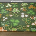 thumbnail image 6 of Ambesonne Nature Place Mats Set of 4, Lucky Clover, Standard Size, Green and Orange, 6 of 6