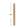 thumbnail image 3 of Emraw Natural Craft Sticks Wood 300 Pieces Wood Craft Sticks Long Sticks Wood Handles Wedding Fan Craft Sticks Ice Cream Sticks Popsicle Sticks for Crafts Unfinished Natural Wood Craft, 3 of 3