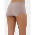 thumbnail image 2 of No Boundaries Body Base Boyshort Panties with Lace, Women's, 2 of 4