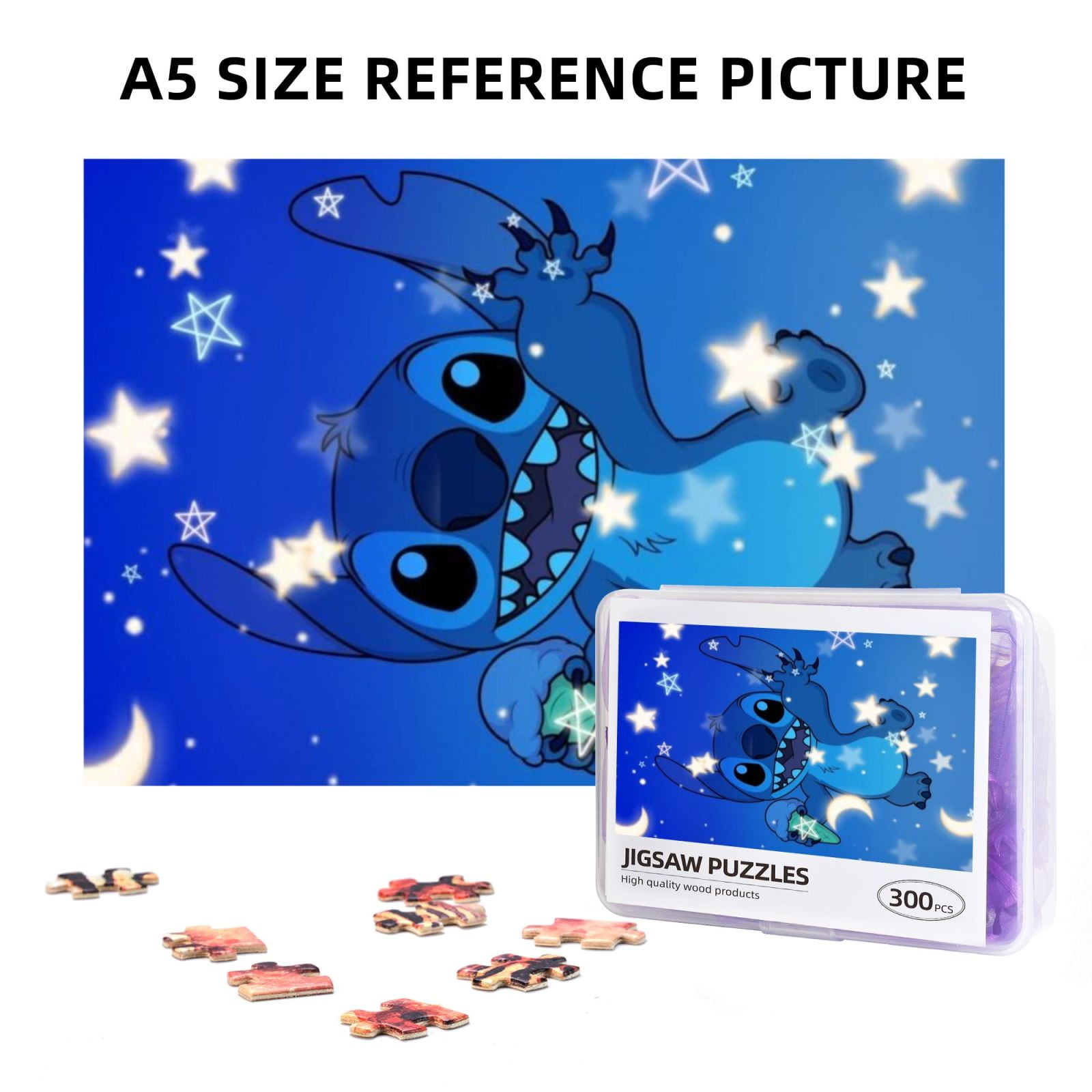 Solve Lilo & Stitch jigsaw puzzle online with 273 pieces