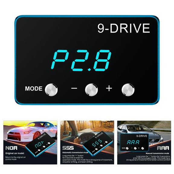 9 Drive 9 Mode Electronic Throttle Controller Pedal Accelerator Booster For Dodge RAM CHARGER NITRO CHALLENGER WRANGLER JEEP MASERATTI(KA-807 CONNECTOR)