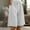 White, variant on ZZwxWA Knee Length Linen Shorts for Women Comfy Shorts Drawstring Elastic Waist Summer Casual Beach Shorts
