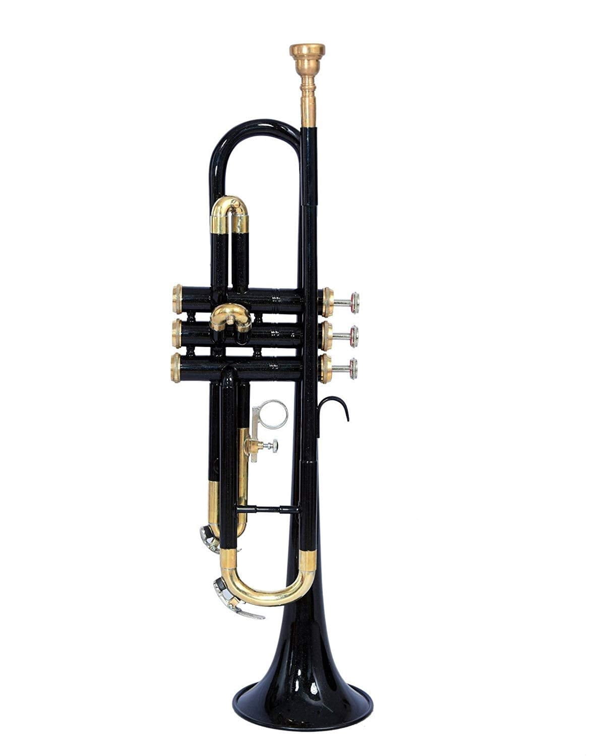 Naad Indian Musical Instrument Cornet Trumpet 3 Valve, Bb Pitch With Mouthpiece and Carry Case Brass Trumpet ONLIEST OVERSEAS (RED GOLD) 2023 - Polished