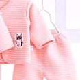 thumbnail image 4 of TAmten Baby Girl Clothes 0-3 Months 7PCS Newborn 0-3M Boys Girls Baby Cotton Clothes Bib Tops Hat Pants Bellyband Suit Outfit Sets OneSize Pink ,0-3 Months, 4 of 4