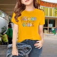thumbnail image 3 of LNMQLPDBS Easter Tshirts Y2k Tops Junior Tops Shirts for Girls 12-14 Cute Shirts Baby Girl Clothes 24 Months 9 Year Old Girl Girls 10-12 Clothes, Yellow 12-13 Years, 3 of 7