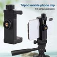 thumbnail image 6 of Mulaxen Phone Clip for Tripod ,Tripod Mount Holder Tilt Made for Phones and Tablets, Compatible with Standard Tripods, 6 of 9