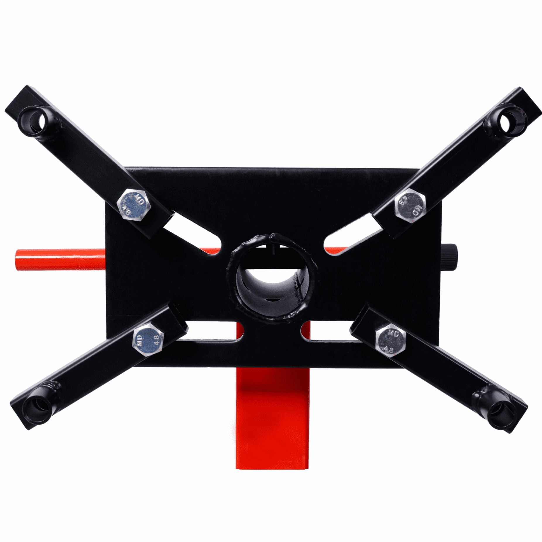 Engine Stand 1500lb 4-Wheel Rotating Head 4 Arms Red