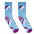 thumbnail image 6 of Crazy Socks, Women's, Graphic, Unique Designs, Crew Socks, Cute Silly Funny Cool, 6 of 6