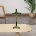 thumbnail image 6 of Crucifix Figurine Crucifix Cross Jesus Crucifixion for Prayers Detachable Alloy Religious Cross Altar Decor Tabletop A, 6 of 9