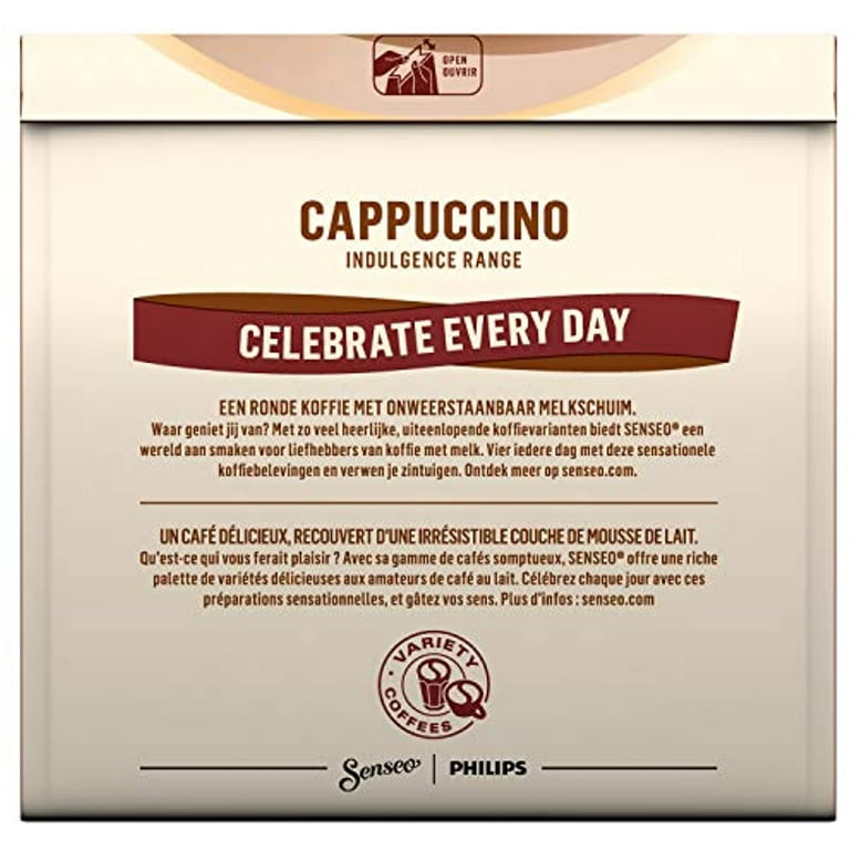 Senseo Cappuccino Coffee Pods - (Pack of 10 X 8 Pods) 