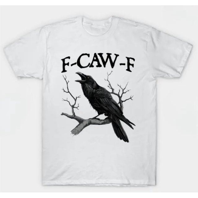 Camiseta gráfica Edgy 2025 Raven para todos: corte holgado, manga corta informal de verano, perfecta para el gimnasio y mucho más.