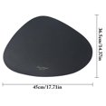 thumbnail image 3 of Coofit Faux Leather Placemat Waterproof Triangular Table Mat Table Placemat for Kitchen, 3 of 10