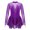 Purple, variant on YONGHS Kids Girls Sparkling Rhinestone Figure Ice Skating Dress Mesh Spliced Dancewear 6-14