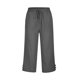 thumbnail image 4 of ICHUANYI Clearance Fashion Women Summer Casual Loose Pockest Elastic Waist Trousers Capris Pants(Dark Gray, S) ICHUANYI WER2023080804136, 4 of 6