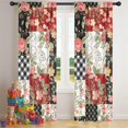 thumbnail image 5 of Blackout Kids Curtains,Pioneer Flower Floral Print Pattern Childrens Insulated Curtains Set Of 2,Bedroom Essentials,Toddler Room Decor 42"x84", 5 of 5