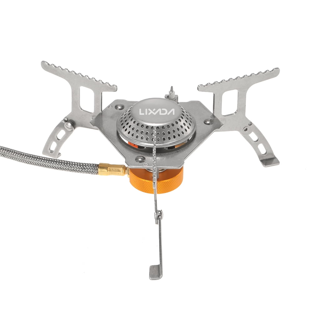 3000W Camping Gas Stove Outdoor Cooking Split Burner Portable Folding FU 