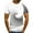 White, variant on Patlollav Mens T-Shirt 3D Unrelocated Abstract Print Short Sleeve Daily Holiday Tops Blouses