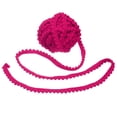 thumbnail image 1 of Uxcell Cinta de Pom Pom de 8.5 Yardas, 0.5" de Ancho, Cinta de Fleco de Bola de Pom Pom Rojo Rosa para Manualidades de DIY, Cortinas, Ropa, Decoración del Hogar, 1 of 7