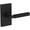 Satin Black, variant on Baldwin PVLKFCFR190 Lake Forest Privacy Door Lever Set - Black