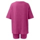 thumbnail image 4 of MKLEKYY conjunto Deportivo Corto de Dos Piezas para Mujer, Moda de Vacaciones, Informal, Color Sólido, para Verano, 2023, 4 of 4