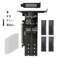 thumbnail image 1 of New Pcie To M2 Adapter Card Pcie X16 4 Port M2 Nvme M Key Ssd Converter M.2 Pci Express X16 Adapter, 1 of 5