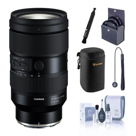 Tamron 35-150mm f/2-2.8 Di III VXD Lens for Nikon Z, Bundle with 82mm Filter Kit, Soft Lens Case and Cleaning Kit