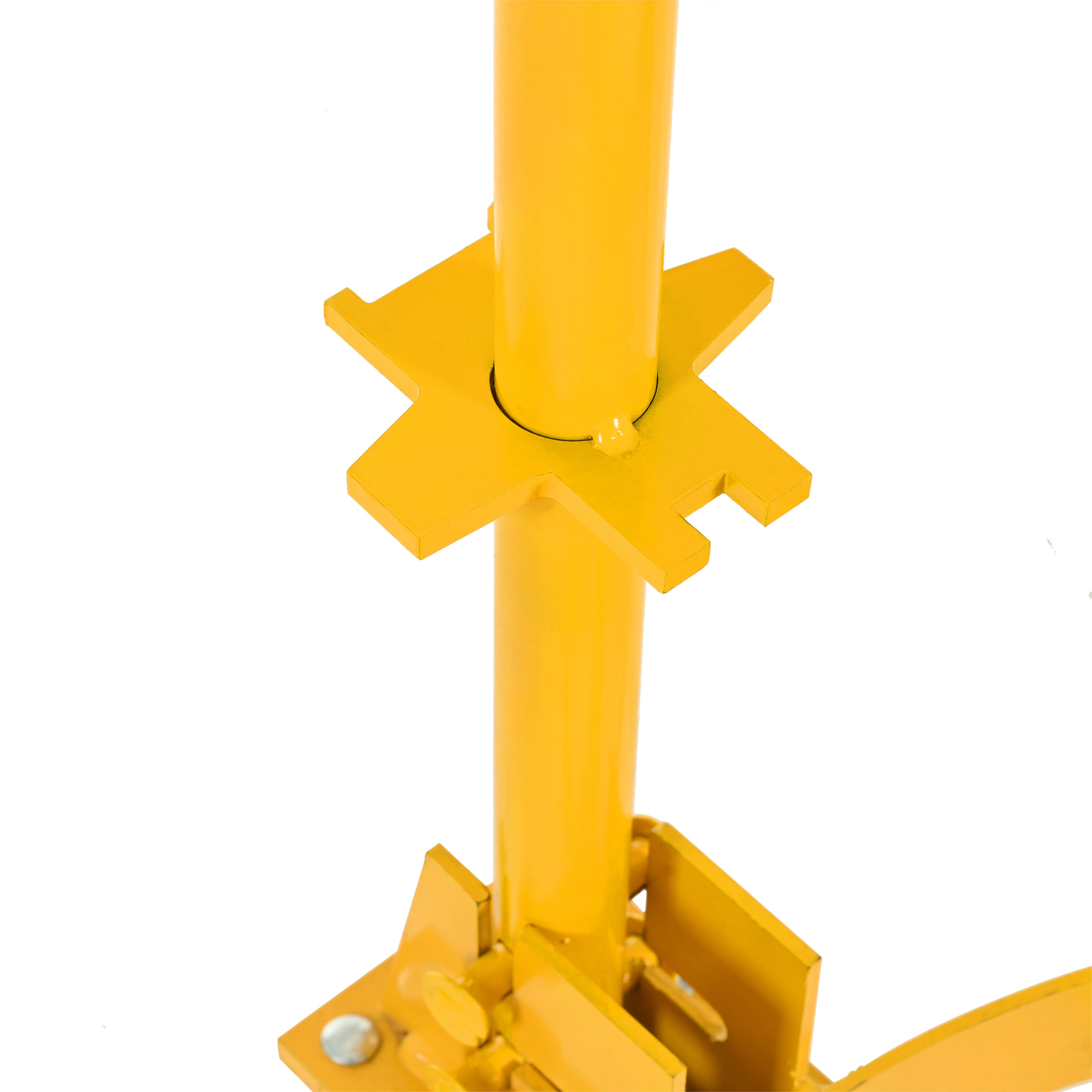 Dolly, 55 Gallon Drum Dolly, 1200lbs capacity, with 2 fixed PU Wheels and 1 swivel wheel - Low Profile Steel Oil Drum Caddy Oil Barrel Drum Roller Hand Cart, Yellow Hand Truck,Steel Furniture Dolly