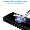thumbnail image 3 of Dteck for Samsung Galaxy Z Fold 6 Case with S Pen Slot & Hinge Protection Tempered Glass Screen Protector Full-Body Military Drop Phone Case for Z Fold 6 Case with Kickstand & Belt Clip,Black, 3 of 7