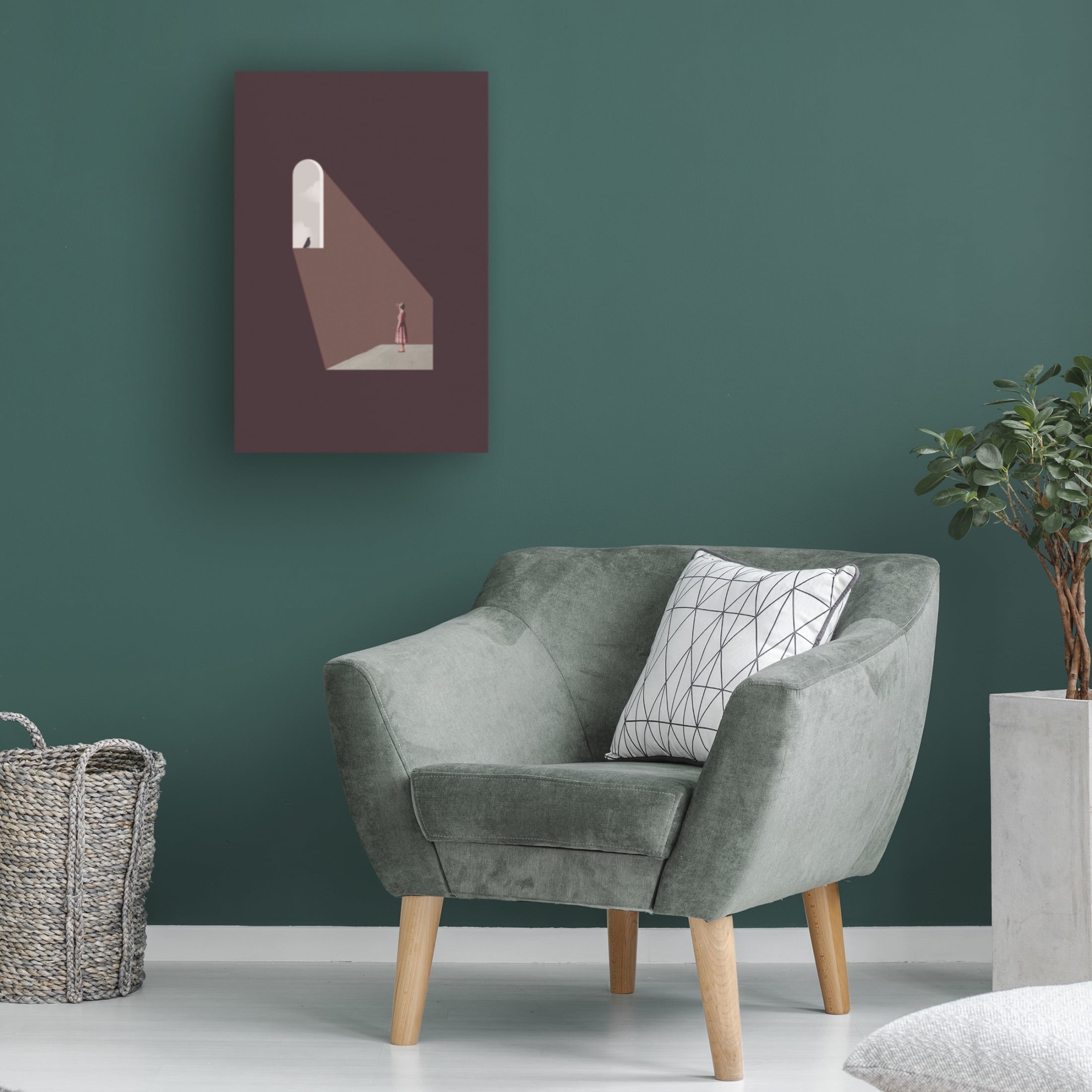 Trademark Fine Art Maarten Leon Enlighten Me Canvas Wall Art