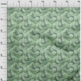 thumbnail image 3 of oneOone Rayon Green Fabric Asian Japanese Wave Craft Projects Decor Fabric Printed By The Yard 56 Inch Wide, 3 of 4