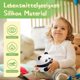 thumbnail image 4 of Regalo de panda para niñas y niños, luz nocturna de panda para la habitación del bebé, linda lámpara de mesita de noche de silicona con control táctil de dibujos animados, recargable por USB, 4 of 4