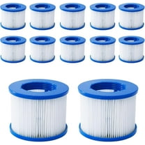 ABORON Hot Tub Spa Replacement Filter Cartridge Compatible with ABORON Inflatable Hot Tub, Hot Tub Filter Replacement Elements (12-Pack)