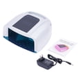thumbnail image 6 of Professional Rechargeable 96W UV LED Portable Cordless UV Light for Nail Lamp Machine with Removable Stainless Steel Bottom, 4 Timer Setting and Smart Sensor Nail Dryer (Silver), 6 of 9