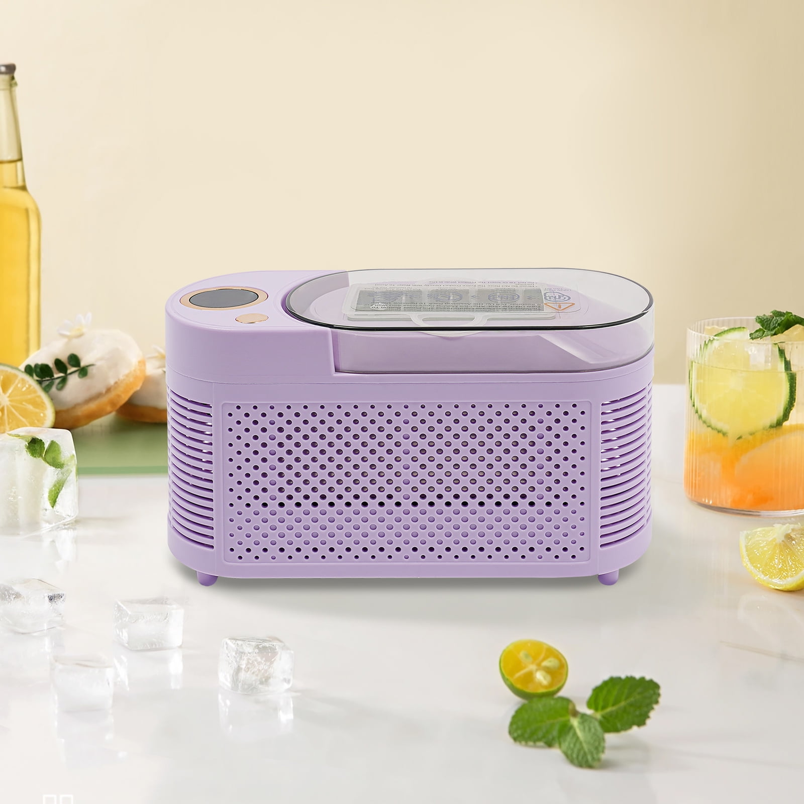 Mini Countertop Ice Maker, Ice Maker, Compact Ice Machine for Home/Car/Travel